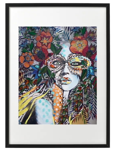 plakat Maggie Piu, Sasza Folk, 40x50 cm, rama basic 52x72.jpg