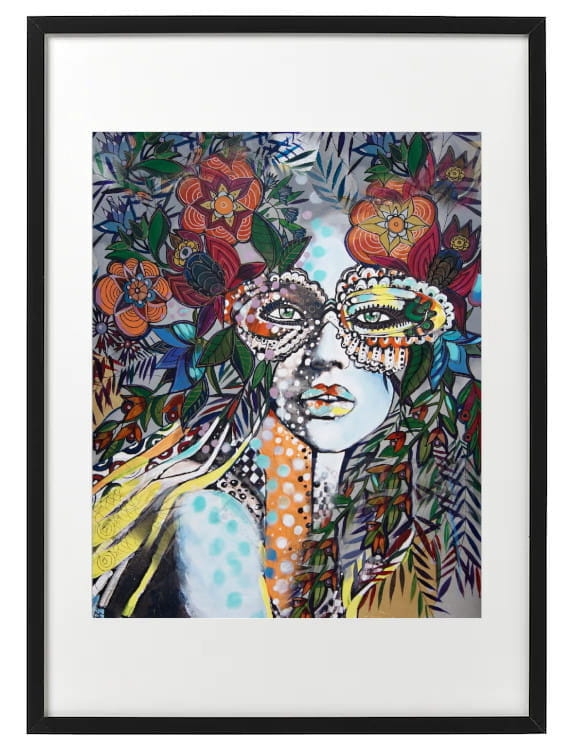 plakat Maggie Piu, Sasza Folk, 40x50 cm, rama basic 52x72.jpg