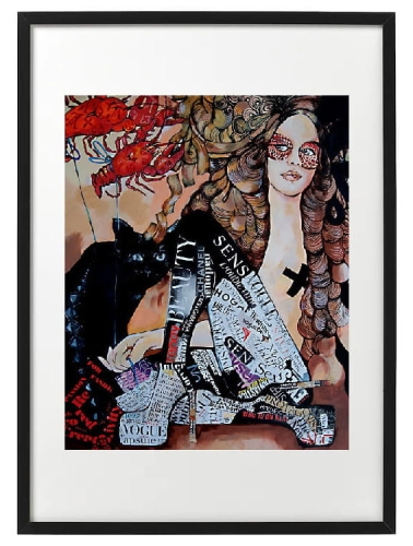 plakat Maggie Piu, Sensvoque, 40x50 cm, rama basic 52x72.jpg