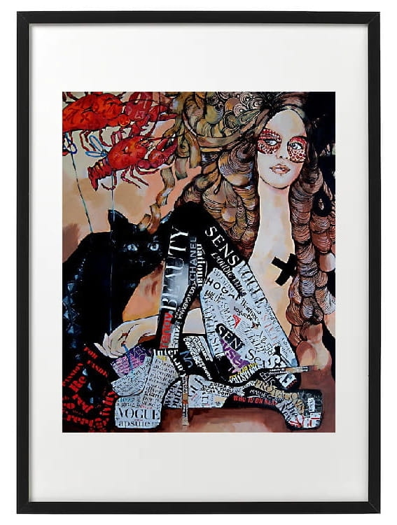 plakat Maggie Piu, Sensvoque, 40x50 cm, rama basic 52x72.jpg