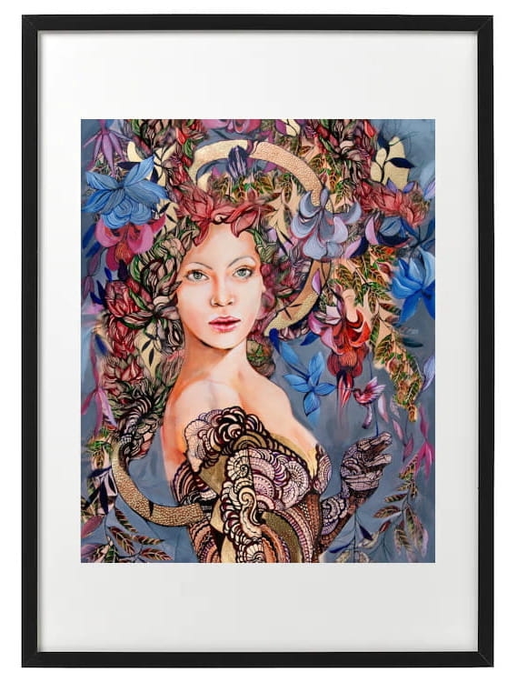 plakat Maggie Piu, Siostra Tygrysicy Grey, 40x50 cm, rama basic 52x72.jpg