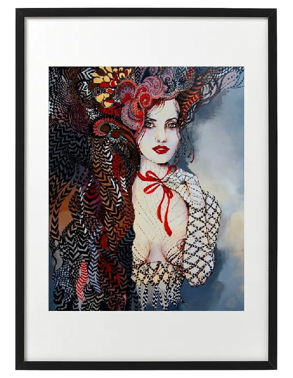 plakat Maggie Piu, Traviata, 40x50 cm, rama basic 52x72.jpg