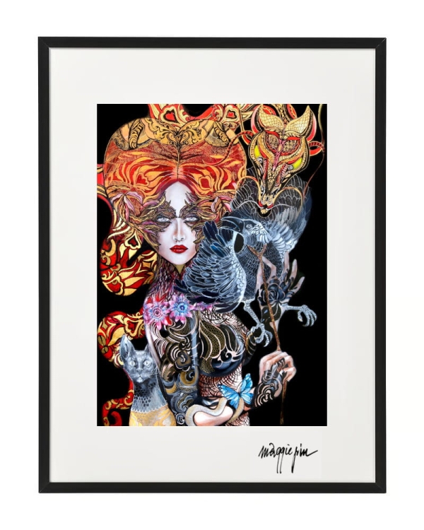 print-Geisha-Karasu-II-w-ramie-czarnej-30x40cm.jpg