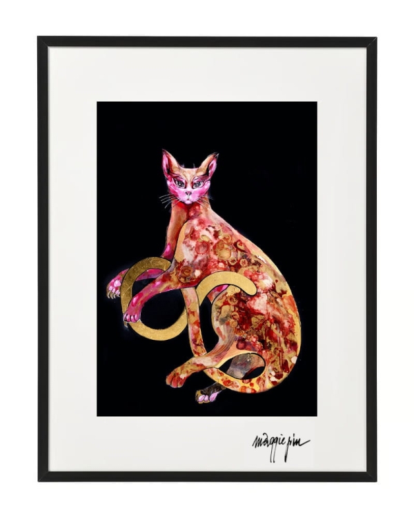 print-Kizia-w-czarnym-reprodukcja-w-ramie-czarnej-30x40cm.jpg