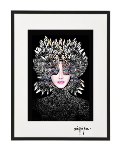 print-Lady-Gorudo-Silver-reprodukcja-w-ramie-czarnej-30x40cm.jpg