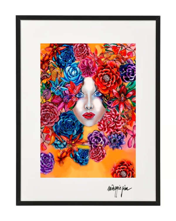 print-Orange-Raj-Utracony-reprodukcja-w-ramie-czarnej-30x40cm.jpg