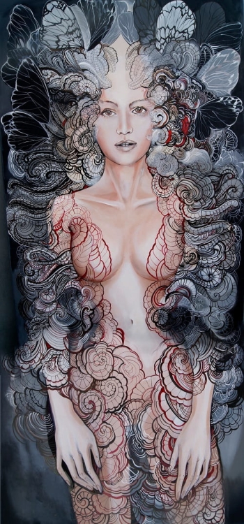 obraz Maggie Piu, Freewolna Carmen 2020, 70x150, oryginał.jpg