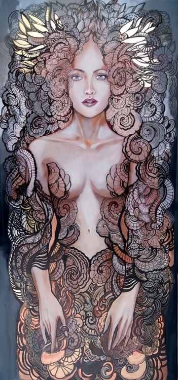 obraz Maggie Piu , Freewolna Siostra Carmen,  70x150, oryginał.jpg