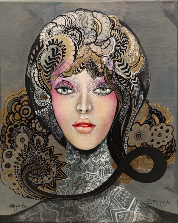 Eurydyka, 40x50 cm, akryl na płótnie, Maggie Piu.jpg