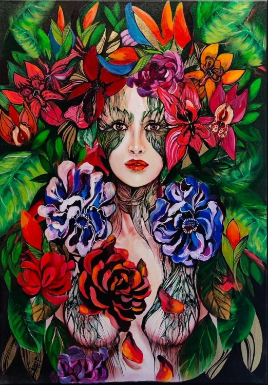 Amissa, 70x100 cm, technika mieszana, Maggie Piu.jpg