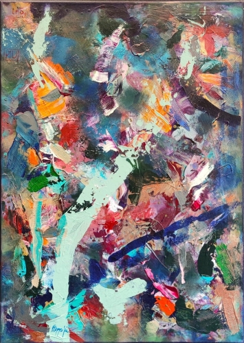 Mazy II, 50x70 cm, akryl na płótnie, Maggie Piu.jpg