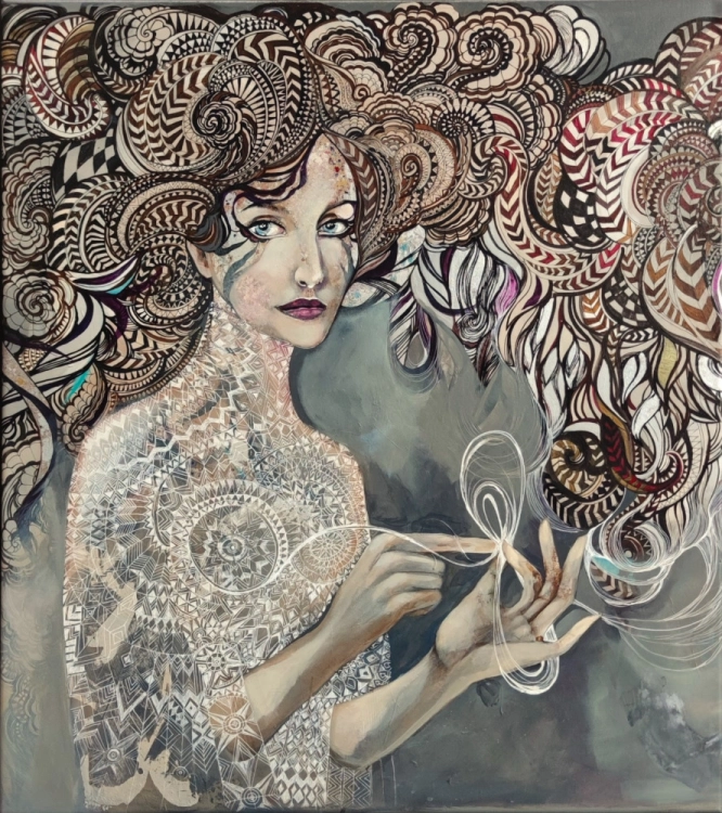 Wszystko albo nić, 70x80 cm, akryl na płótnie, Maggie Piu.jpg
