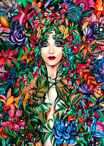 Arizona II, plakat zdobiony 50x70 cm, Maggie Piu.jpg