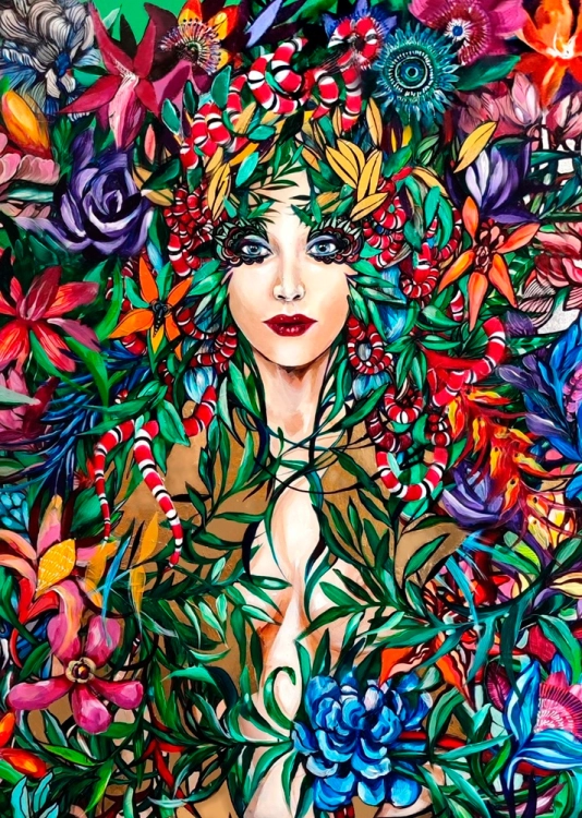 Arizona II, plakat zdobiony 50x70 cm, Maggie Piu.jpg