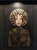 Lew, 50x70 cm, akryl na płótnie, Maggie Piu, black wall, lighted.jpg