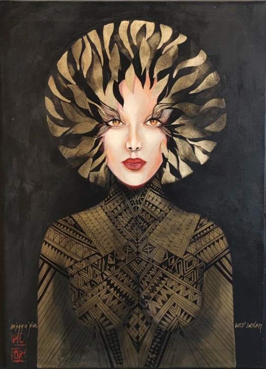 Lew, 50x70 cm, akryl na płótnie, Maggie Piu.jpg