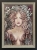 Freewolna Siostra Carmen, 50x70 cm, technika mieszana, rama silver 58x78 cm, black wall.jpg