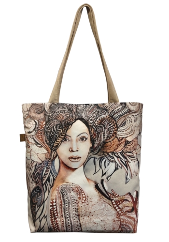 shoper Madame Butterfly Beige II plus, tote bag, awers.jpg