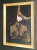 Byk, 70x100 cm, akryl na płótnie, Maggie Piu, gold frame, black wall, rigt perspective.jpg