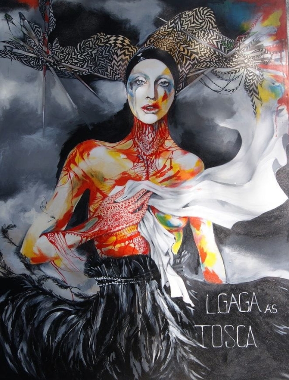 obraz Maggie Piu, Tosca, 100x130 cm, oryginał, 2014.jpg