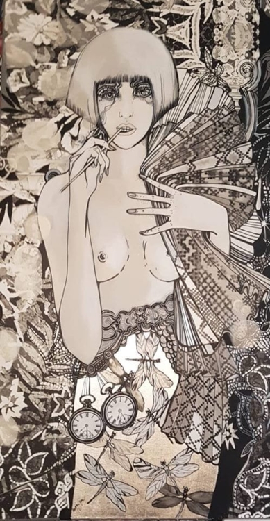 obraz Maggie Piu, Pani Czasu 1, 70x130 cm, giclee.jpg