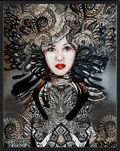 plakat Maggie Piu, Caligo, 40x50cm w ramie basic 42x52.jpg