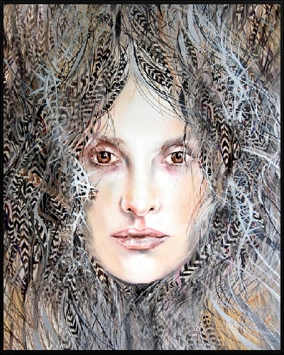 plakat Maggie Piu, Ave Rita, rama aluminiowa czarna 40x50cm.jpg