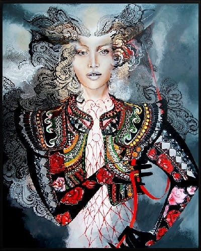 plakat Maggie Piu, Carmen, rama aluminiowa czarna 40x50cm.jpg