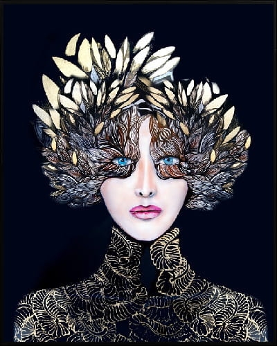 plakat Maggie Piu, LAdy Gorudo, rama aluminiowa czarna 40x50cm.jpg