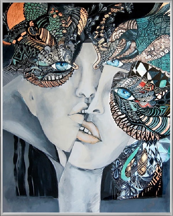 plakat Maggie Piu, Mistrz i Małgorzata, rama-aluminiowa-srebrna-40x50cm.jpg