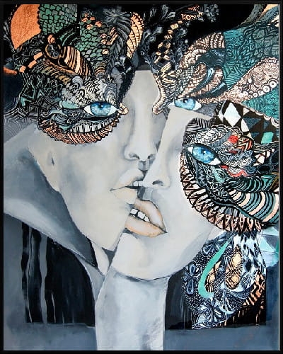 plakat Maggie Piu, Mistrz i Małgorzata, rama aluminiowa czarna 40x50cm.jpg