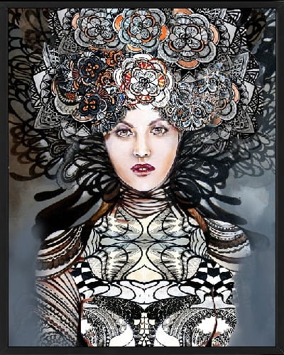 plakat Maggie Piu, Nox, 40x50cm w ramie basic 42x52.jpg