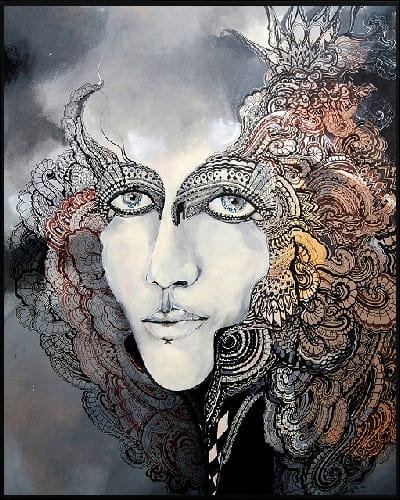 plakat Maggie Piu, Anna B., 40x50 cm, rama alu czarna 41x51 cm.jpg