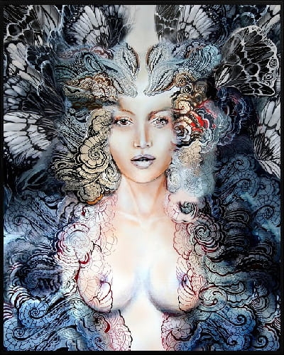 plakat Maggie Piu, Freewolna Carmen III, 40x50 cm, rama alu czarna 41x51 cm.jpg