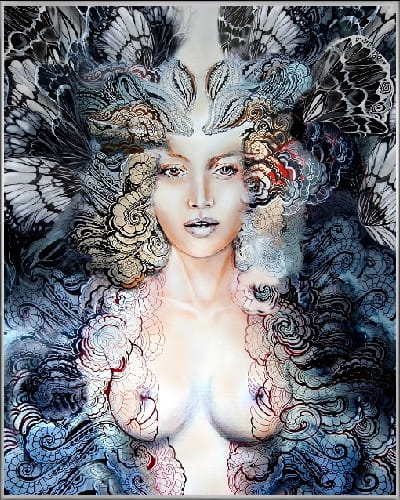 plakat Maggie Piu, Freewolna Carmen III, 40x50 cm, rama alu srebrna 41x51 cm.jpg