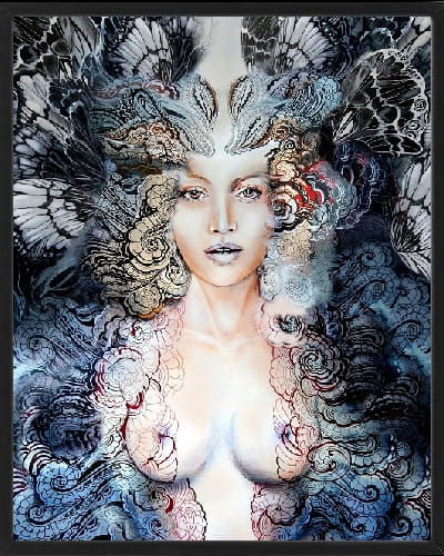 plakat Maggie Piu, Freewolna Carmen III, 40x50 cm, rama basic czarna 42x52 cm.jpg