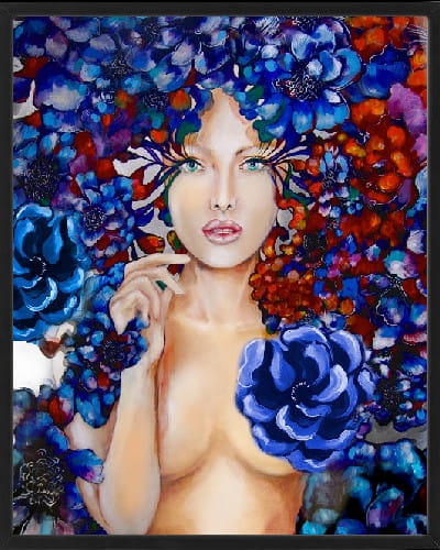 plakat Maggie Piu, Cupido, 40x50 cm, rama basic czarna 42x52 cm.jpg