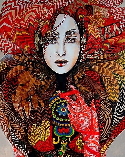 plakat Maggie Piu, Elektra, 40x50 cm.jpg