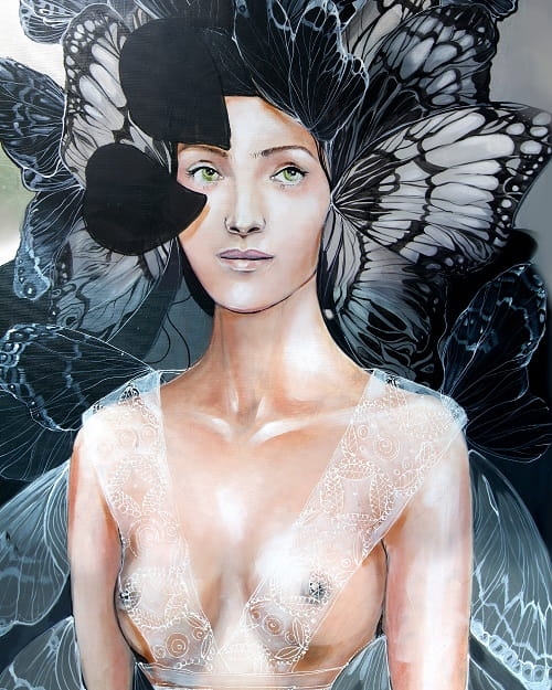 plakat Maggie Piu, Freewolna Butterfly, 40x50 cm.jpg