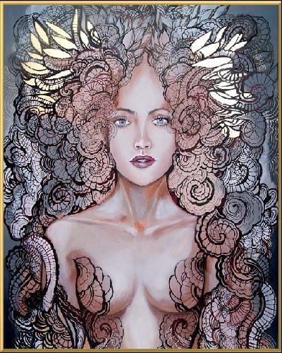 plakat Maggie Piu, Freewolna Siostra Carmen, 40x50 cm, rama alu złota 41x51 cm.jpg