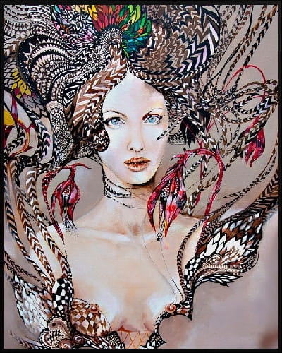 plakat Maggie Piu, Kundry 1, 40x50 cm, rama alu czarna 41x51 cm.jpg