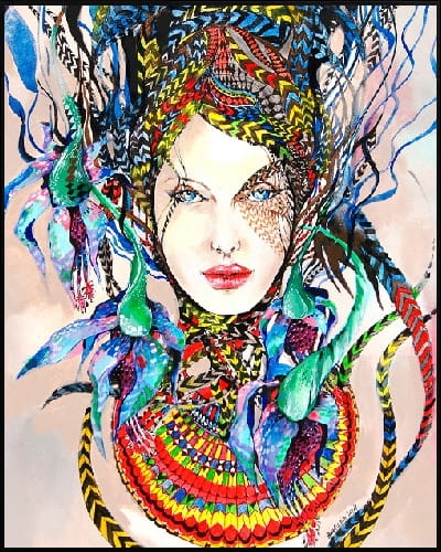 plakat Maggie Piu, Kundry 2, 40x50 cm, rama alu czarna 41x51 cm.jpg