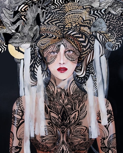 plakat Maggie Piu, Lady Setsujo, 40x50 cm.jpg