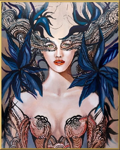 plakat Maggie Piu, Luto, 40x50 cm, rama alu złota 41x51 cm.jpg