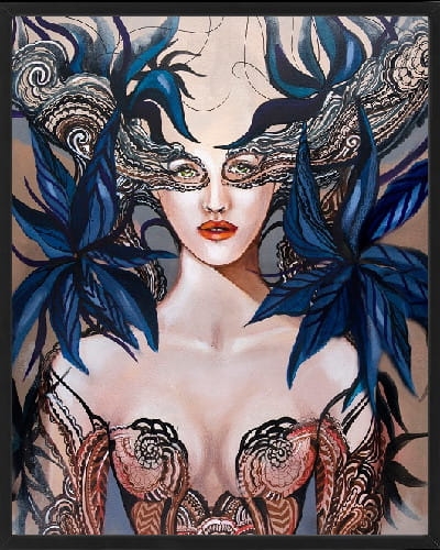 plakat Maggie Piu, Luto, 40x50 cm, rama basic czarna 42x52 cm.jpg