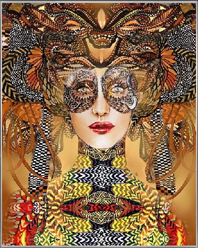 plakat Maggie Piu, Luto Hybrydy, 40x50 cm, rama alu srebrna 41x51 cm.jpg