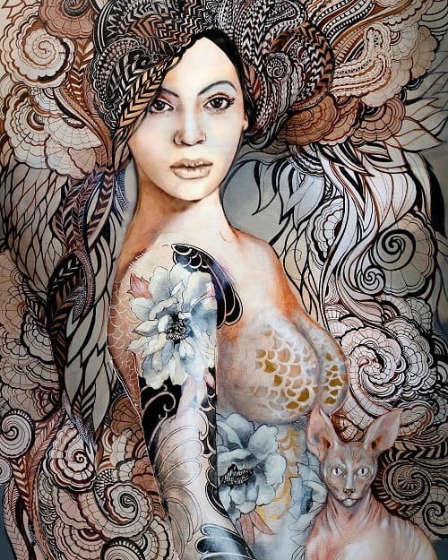 plakat Maggie Piu, Madame Butterfly Freewolna, 40x50 cm.jpg