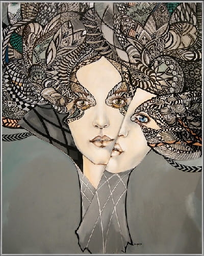 plakat Maggie Piu, Mistrz i Małgorzata 2, 40x50 cm, rama alu srebrna 41x51 cm.jpg