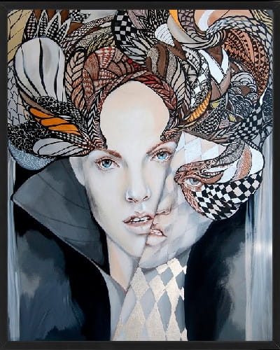 plakat Maggie Piu, Mistrz i Małgorzata 3, 40x50 cm, rama basic czarna 42x52 cm.jpg