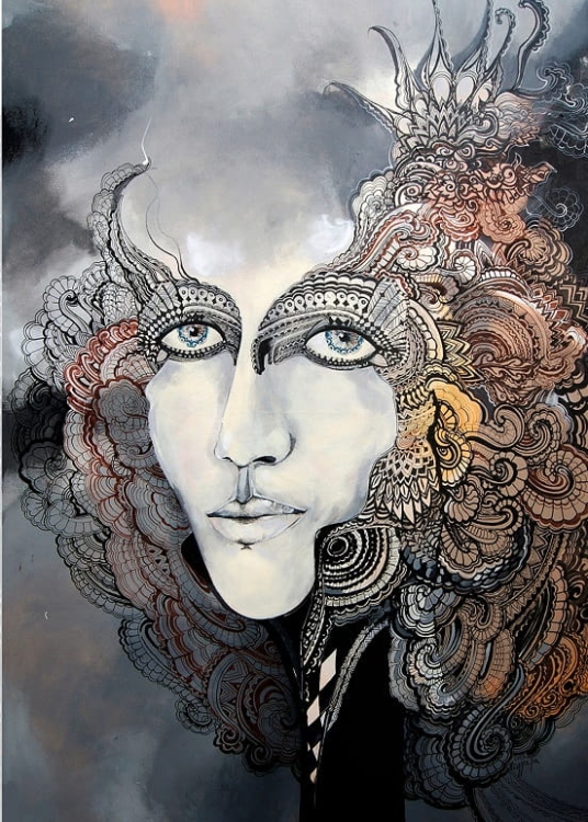 plakat Maggie Piu, Główka się stoczy, Anna B.jpg